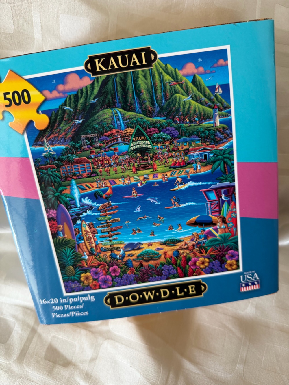 Dowdle Maui 500 Piece Jigsaw Puzzle EUC